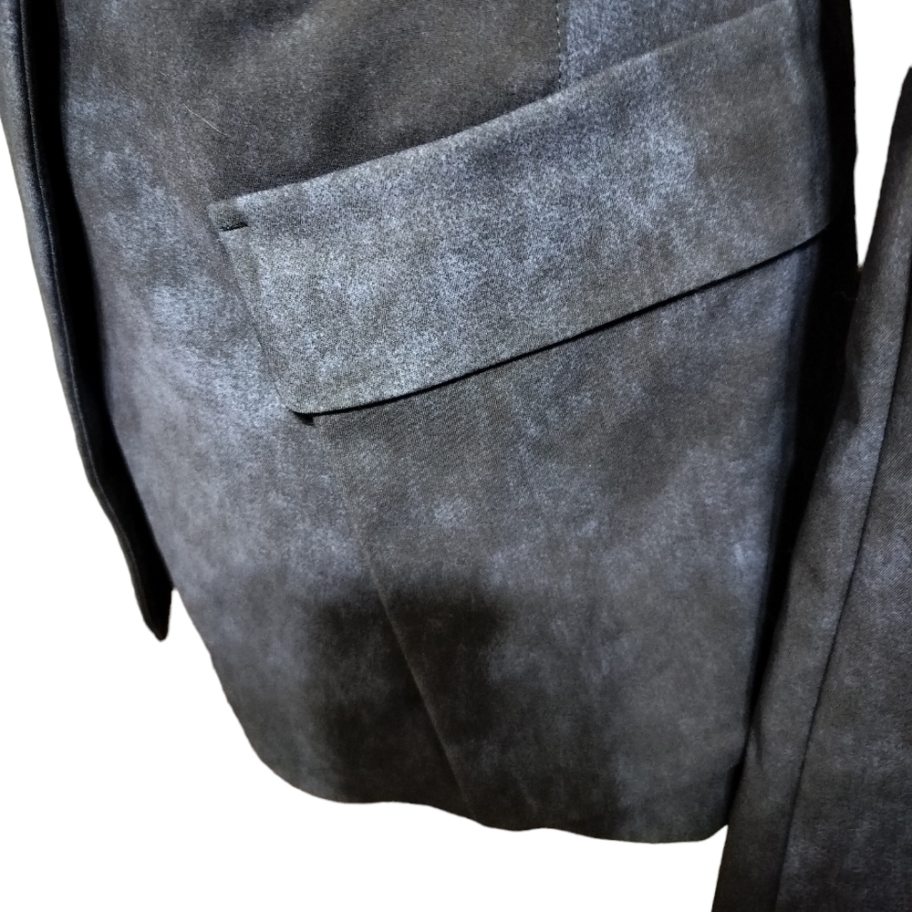 (1642) Dkny Collarless Split Front Patch Flap Poc… - image 6